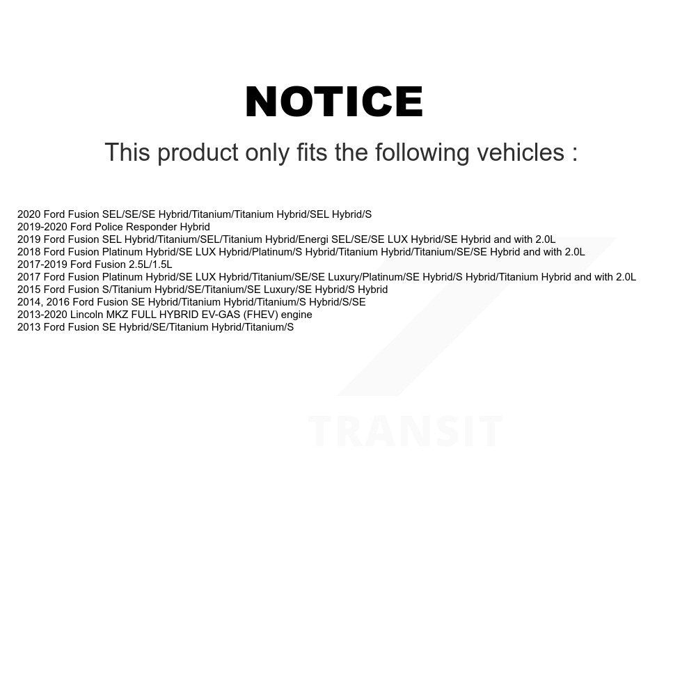 Front Right Brake Caliper For Ford Fusion Lincoln MKZ Police Responder Hybrid