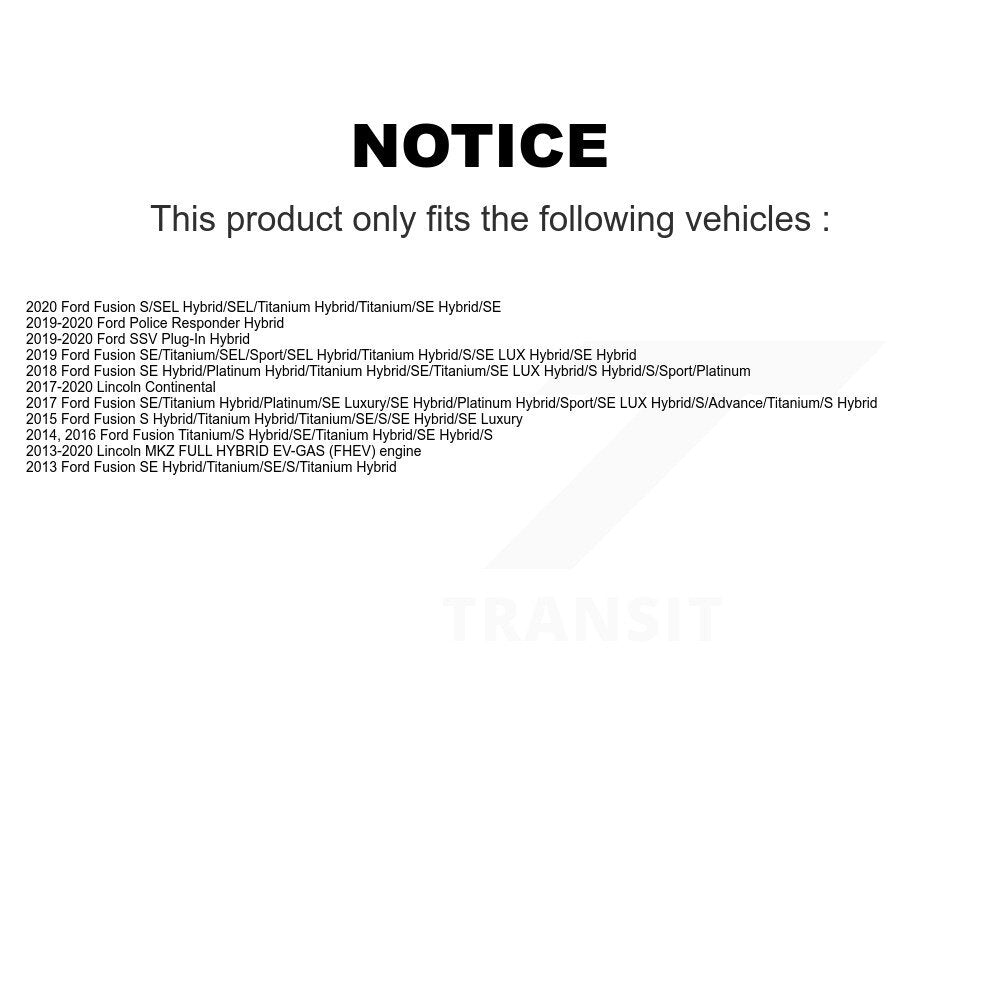 Rear Right Brake Caliper For Ford Fusion Lincoln MKZ Continental Police Hybrid