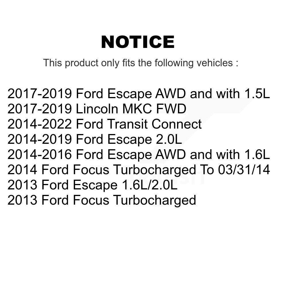 Front Left Disc Brake Caliper For Ford Escape Focus Transit Connect Lincoln MKC