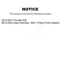 Load image into Gallery viewer, Rear Right Disc Brake Caliper SLC-18B5530 For Jeep Cherokee Chrysler 200