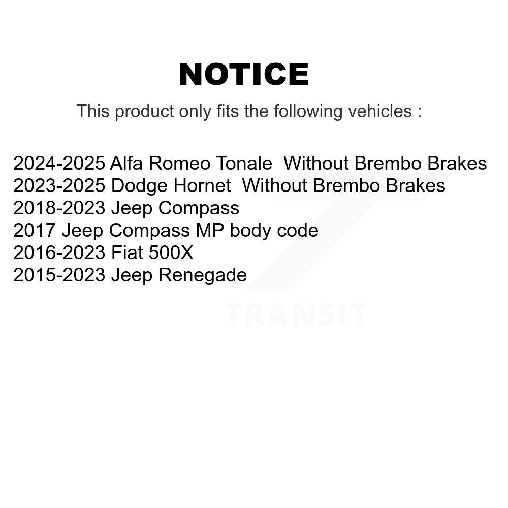 Rear Left Disc Brake Caliper SLC-18B5536 For Jeep Compass Renegade Dodge Hornet Fiat 500X Alfa Romeo