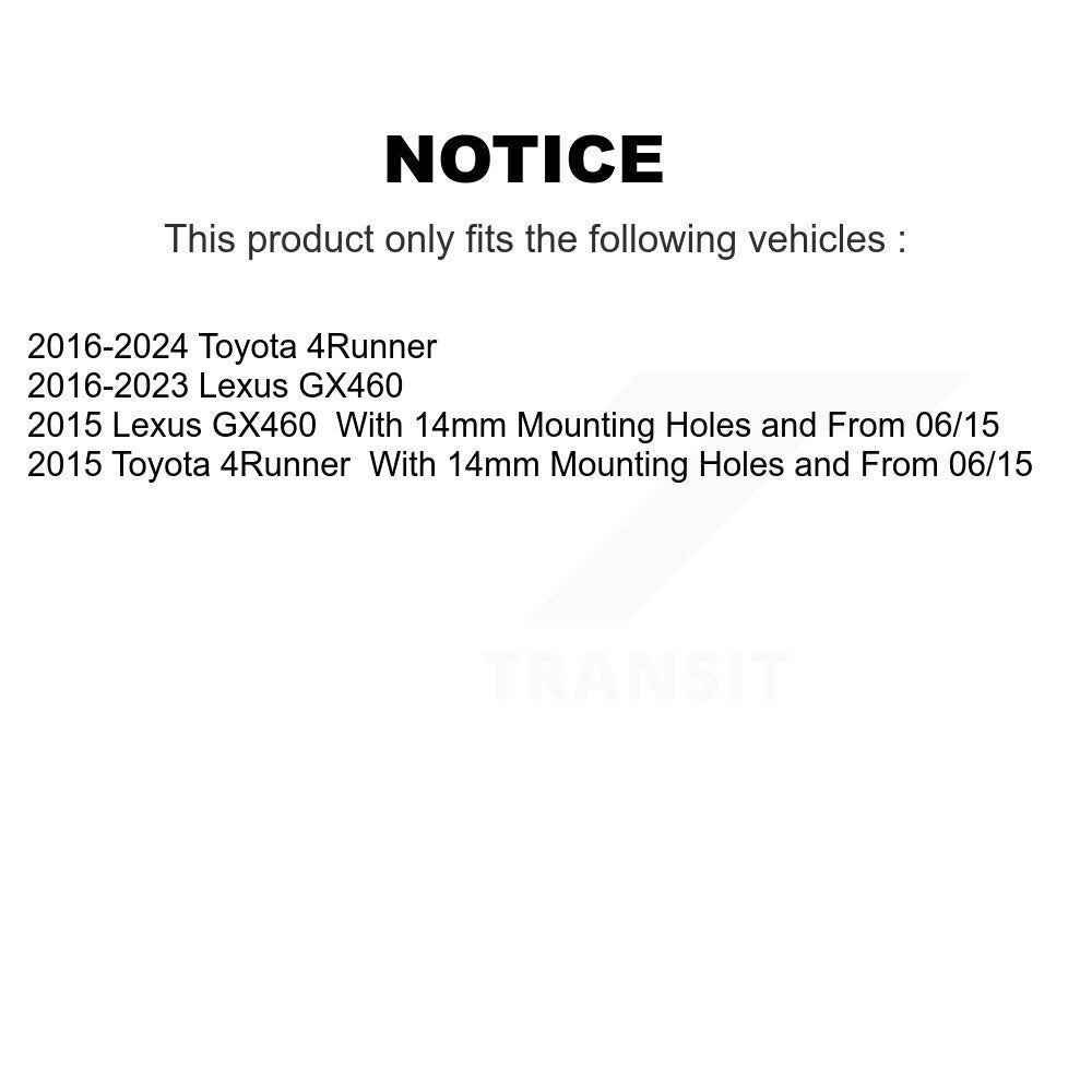 Front Right Disc Brake Caliper SLC-197282 For Toyota 4Runner Lexus GX460