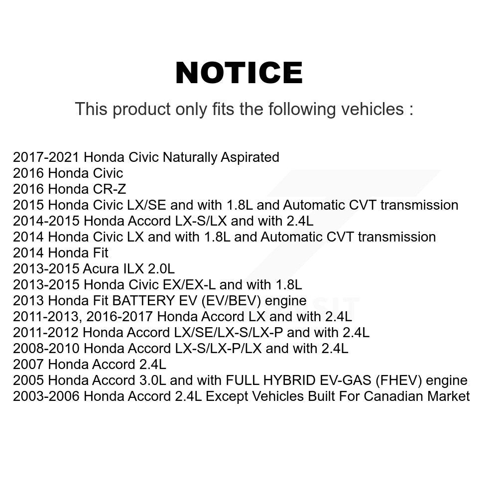 Front Right Disc Brake Caliper For Honda Civic Accord Fit Acura ILX CR-Z