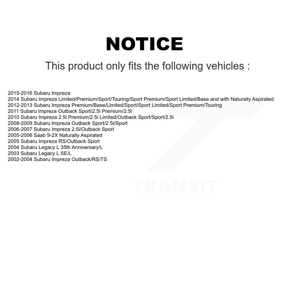 Front Right Disc Brake Caliper SLC-19B2682 For Subaru Impreza Legacy Saab 9-2X