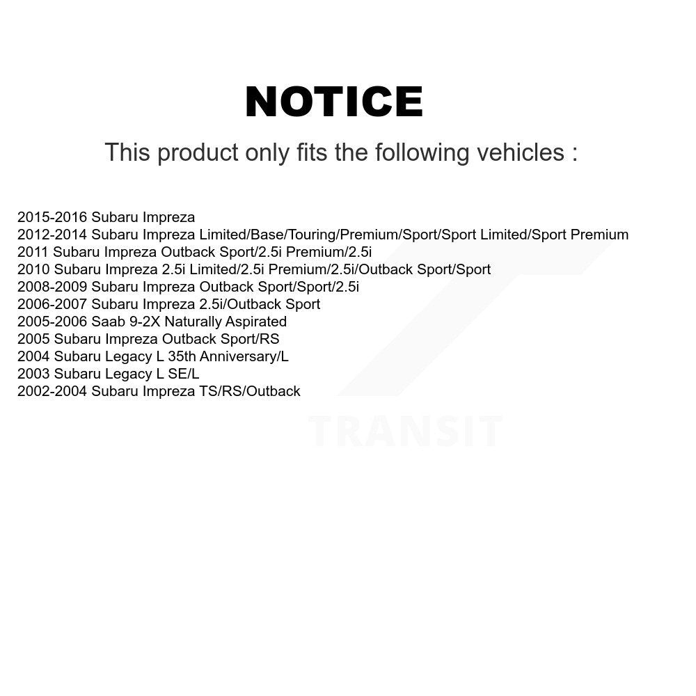 Front Left Disc Brake Caliper SLC-19B2683 For Subaru Impreza Legacy Saab 9-2X