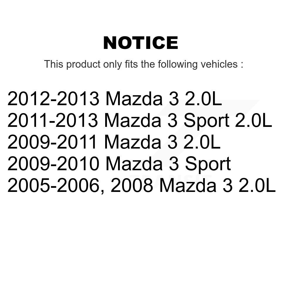 Front Left Disc Brake Caliper For Mazda 3 Sport SLC-19B2942B