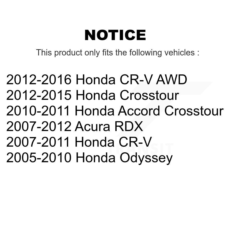 Front Right Disc Brake Caliper For Honda CR-V Odyssey Acura RDX Accord Crosstour