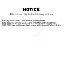 Load image into Gallery viewer, Rear Left Brake Caliper For Hyundai Sonata Kia Optima With Manual Parking