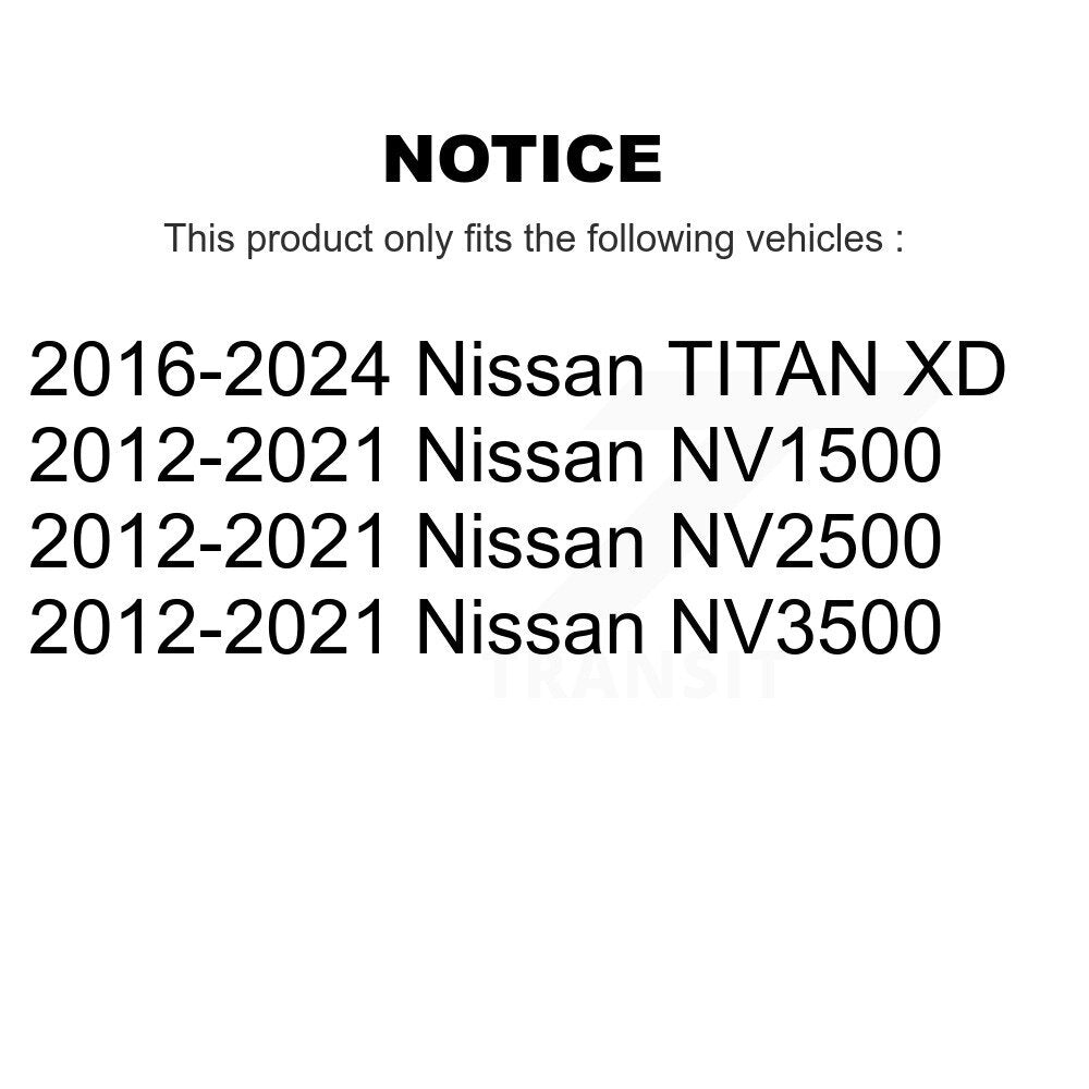 Front Left Disc Brake Caliper SLC-19B6862 For Nissan NV2500 TITAN XD NV3500 NV1500