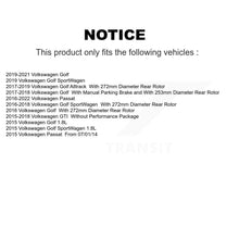 Charger l'image dans la galerie, Rear Left Disc Brake Caliper SLC-19B7272 For Volkswagen Golf SportWagen Passat GTI Alltrack