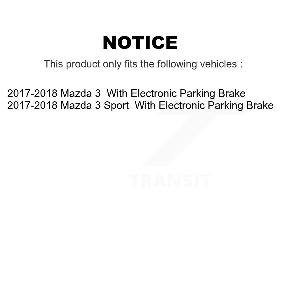 Rear Right Disc Brake Caliper For Mazda 3 Sport With Electronic Parking