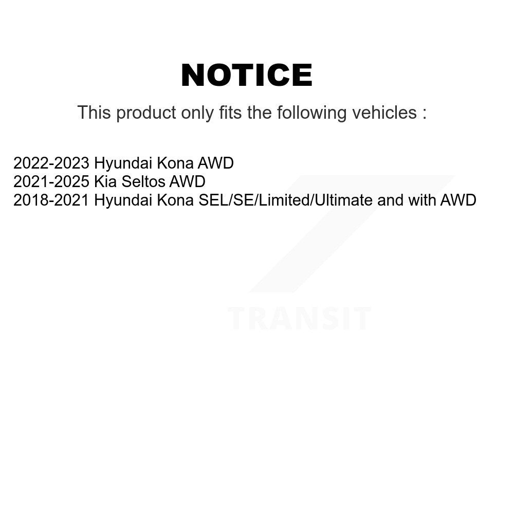 Front Right Disc Brake Caliper SLC-SCB5178 For Hyundai Kona Kia Seltos