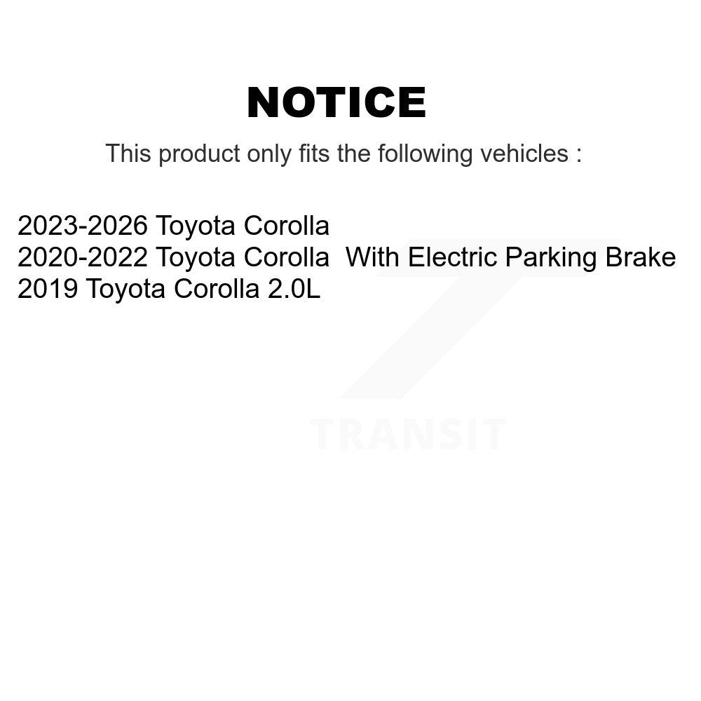 Rear Right Disc Brake Caliper SLC-SCB5690 For Toyota Corolla