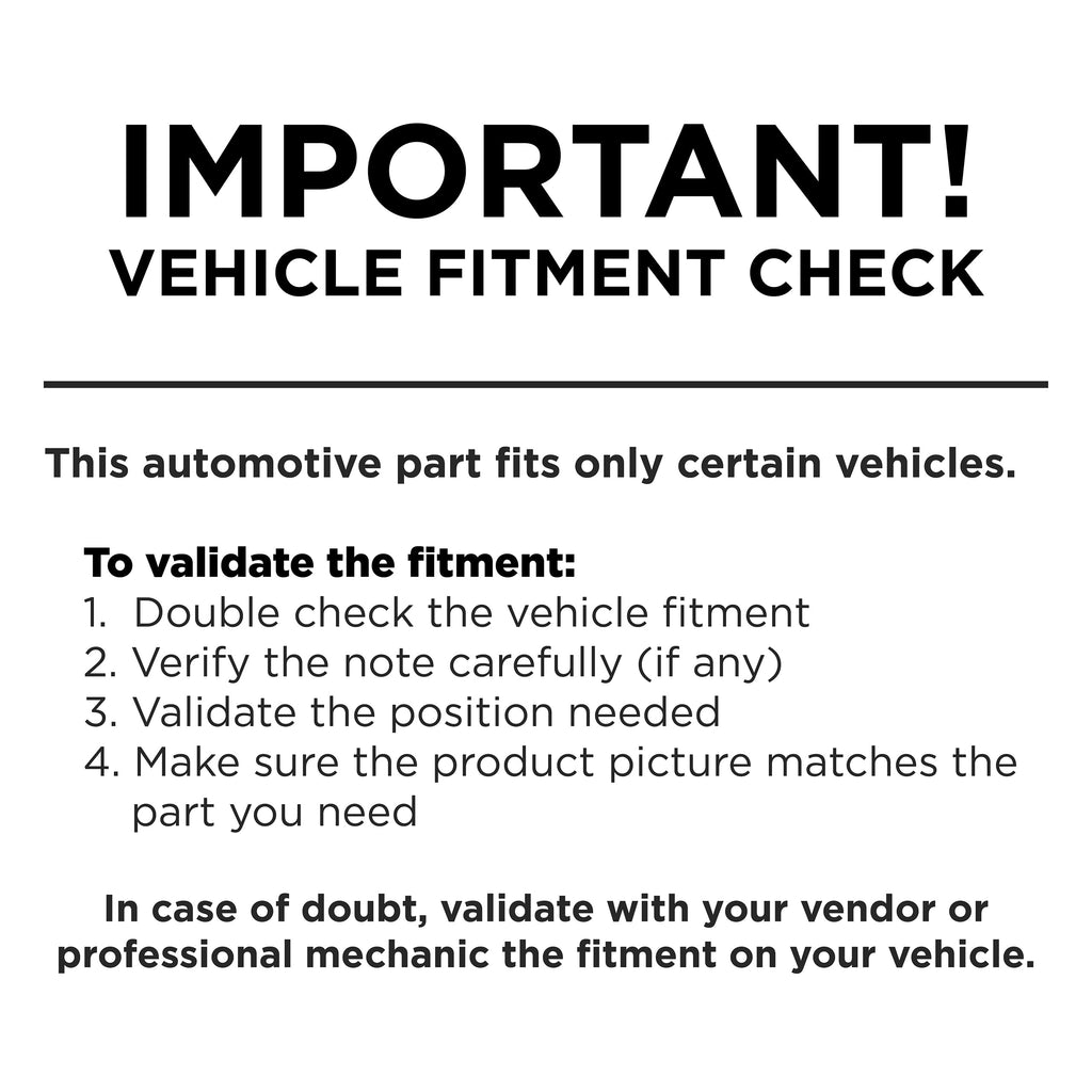 Front Brake Caliper Kit For 2014-2017 Mazda 3 Sport Vehicles Manufactured In Mexico 2.0L KBC-100640