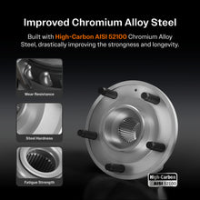 Charger l'image dans la galerie, Front Wheel Bearing And Hub Assembly Pair For Ram 1500 K70-101950