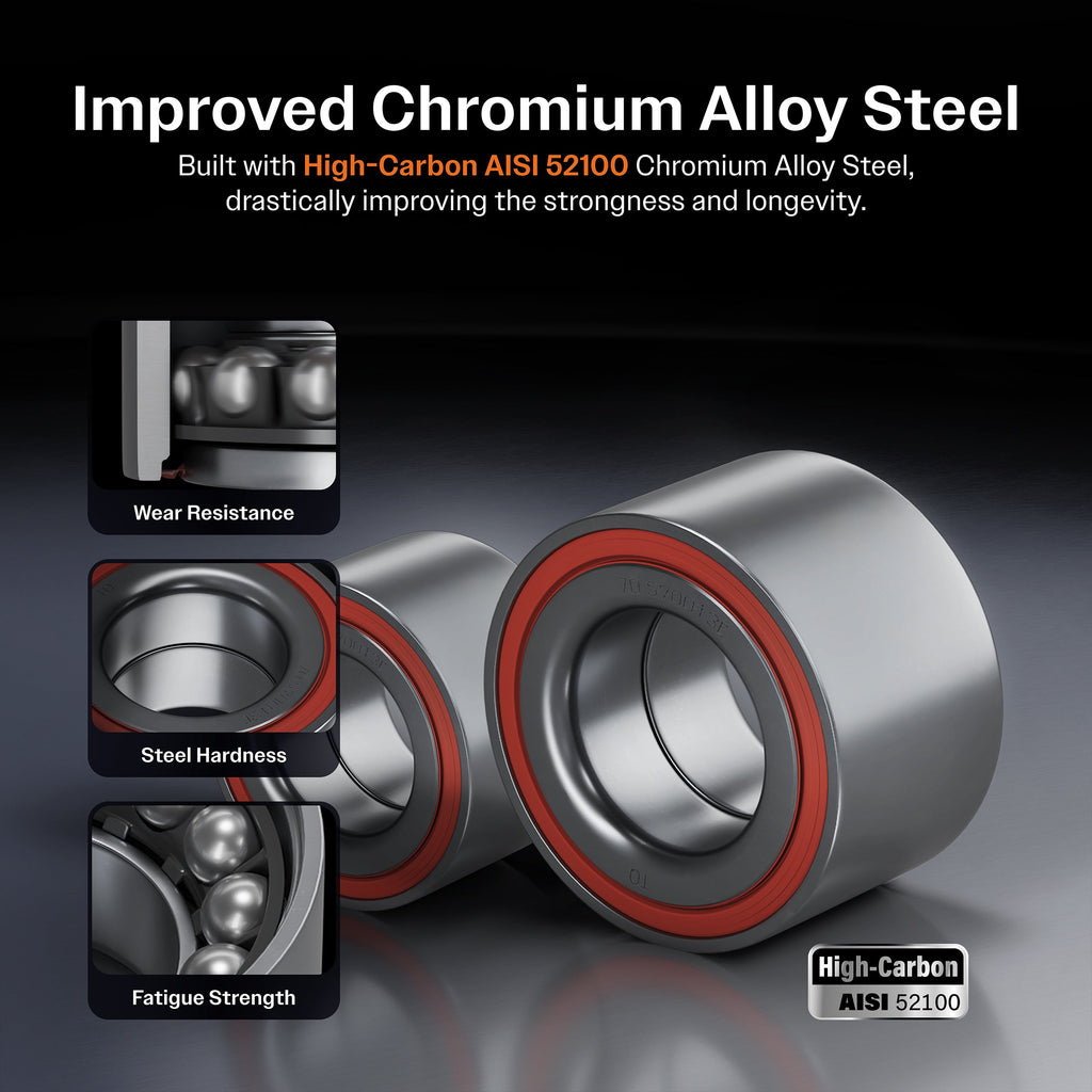 Rear Wheel Bearing Pair For Nissan Versa Note Micra