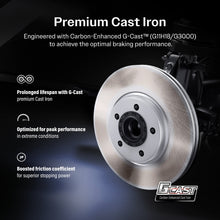 Load image into Gallery viewer, [Front] 2014-2015 Honda Civic Touring Premium Coated Rotors &amp; Ceramic Pads Brake Kit For Max Braking