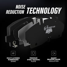 Charger l&#39;image dans la galerie, Kit de rotors de frein à disque et de plaquettes en céramique avec revêtement arrière, pour Hyundai Sonata Azera 