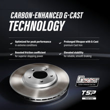 Charger l&#39;image dans la galerie, Front Coated Disc Brake Rotors And Ceramic Pad Kit For 2016-2022 Nissan TITAN XD