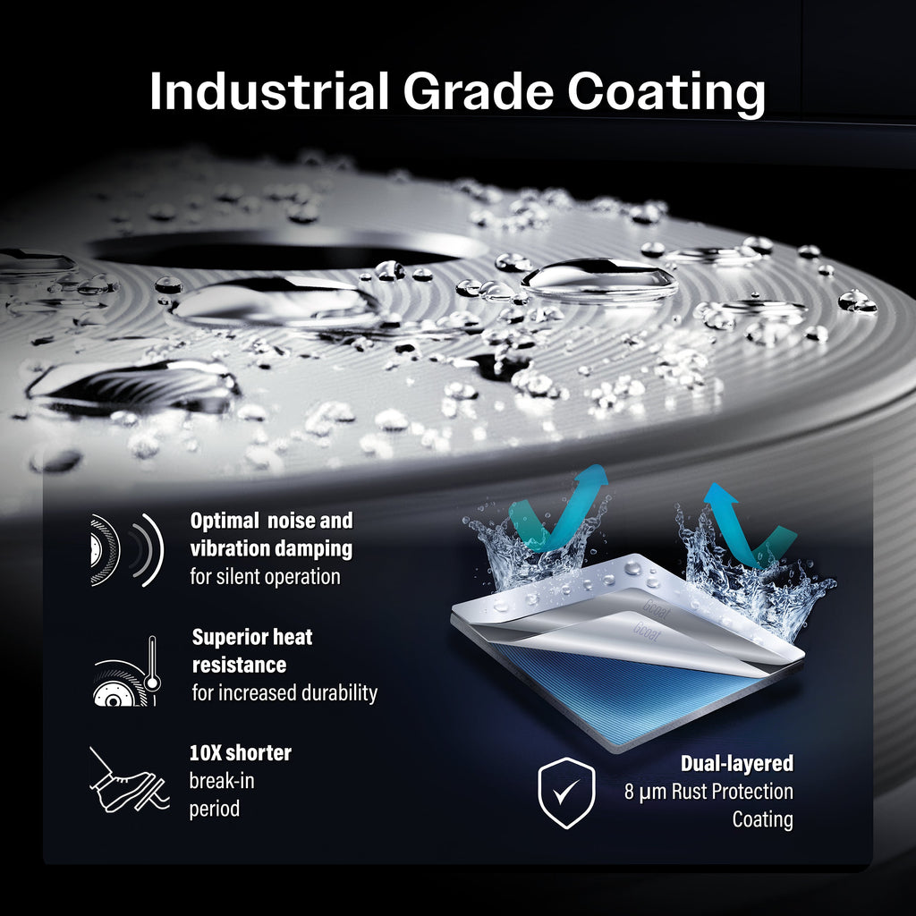 Front Rear Coated Disc Brake Rotors And Ceramic Pads Kit For Honda CR-V