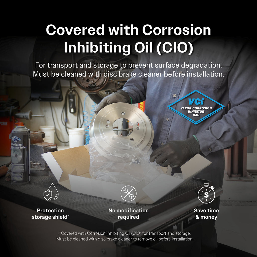 Front Rear Brake Rotor Ceramic Pad & Drum Kit For 2010-2013 Ford Transit Connect