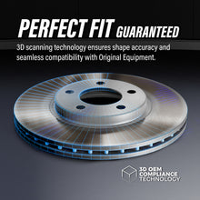 Charger l&#39;image dans la galerie, Front Rear Coated Disc Brake Rotor And Ceramic Pad Kit For Ford E-450 Super Duty