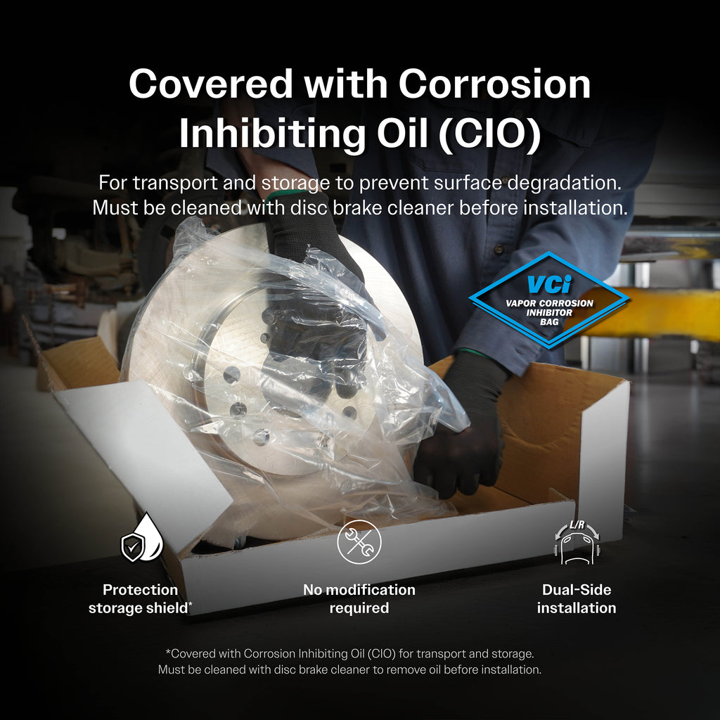 Front Disc Brake Rotors And Ceramic Pads Kit For Kia Soul EV K8C-103155