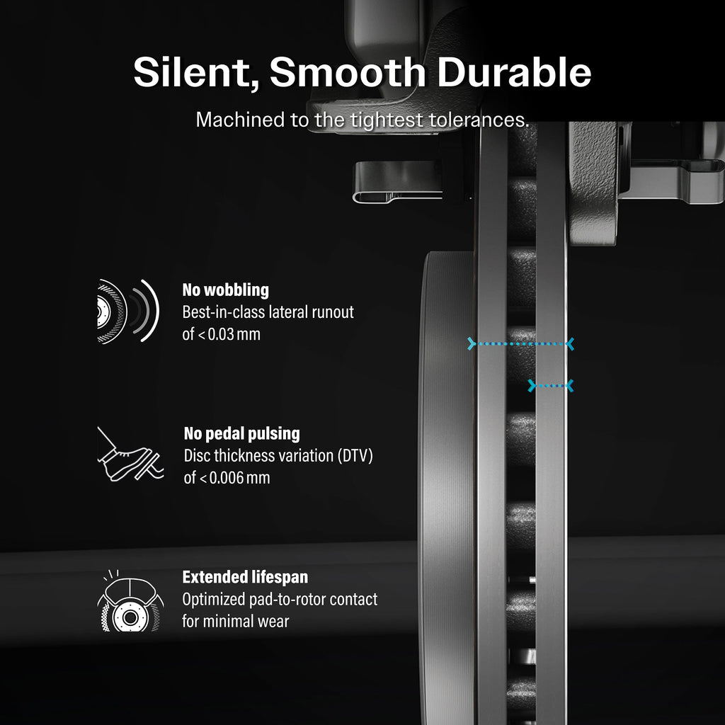 [Rear] 2009-2016 Toyota Venza Premium Coated Rotors & Ceramic Pads Brake Kit For Max Braking