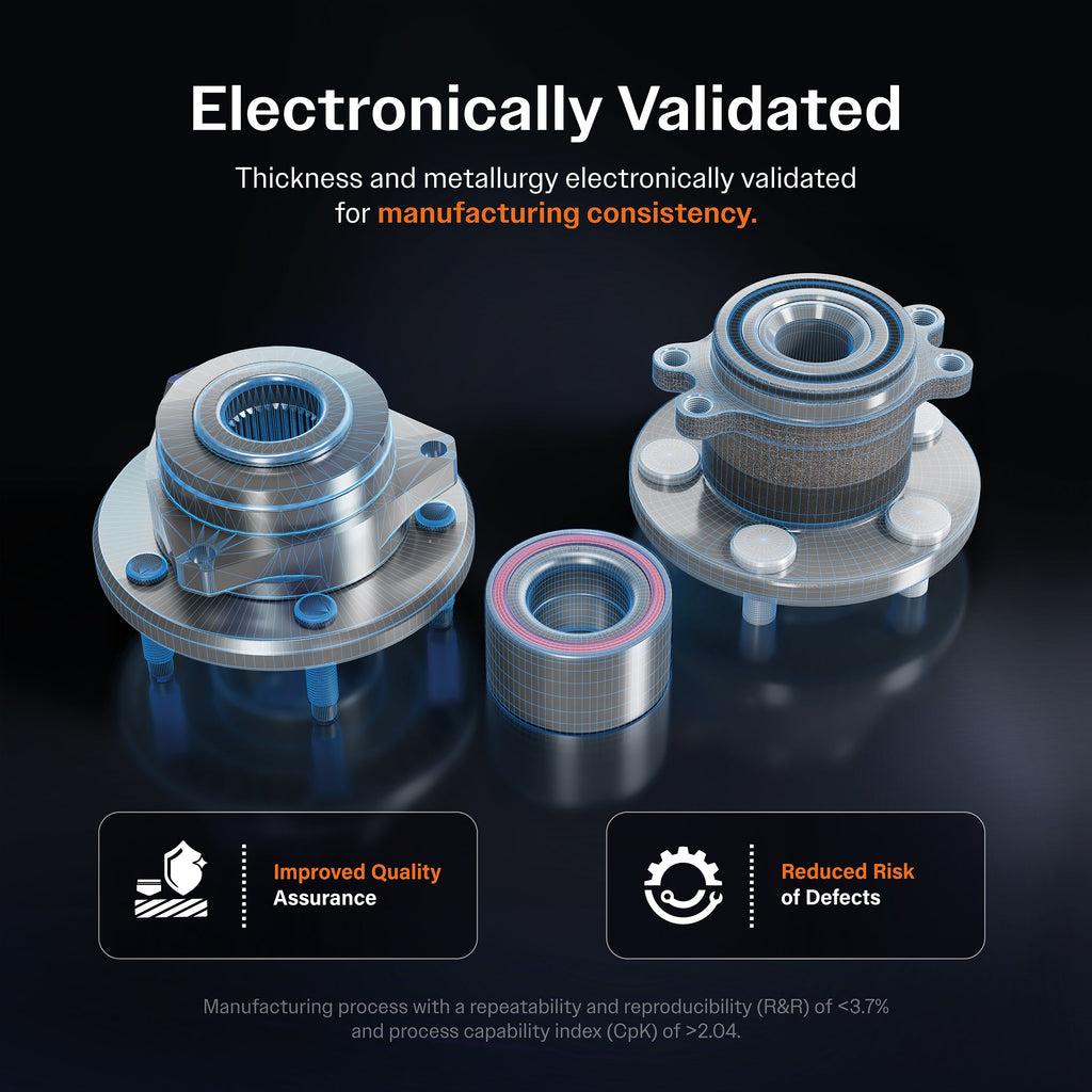 Rear Wheel Bearing Pair For Nissan Versa Note Micra