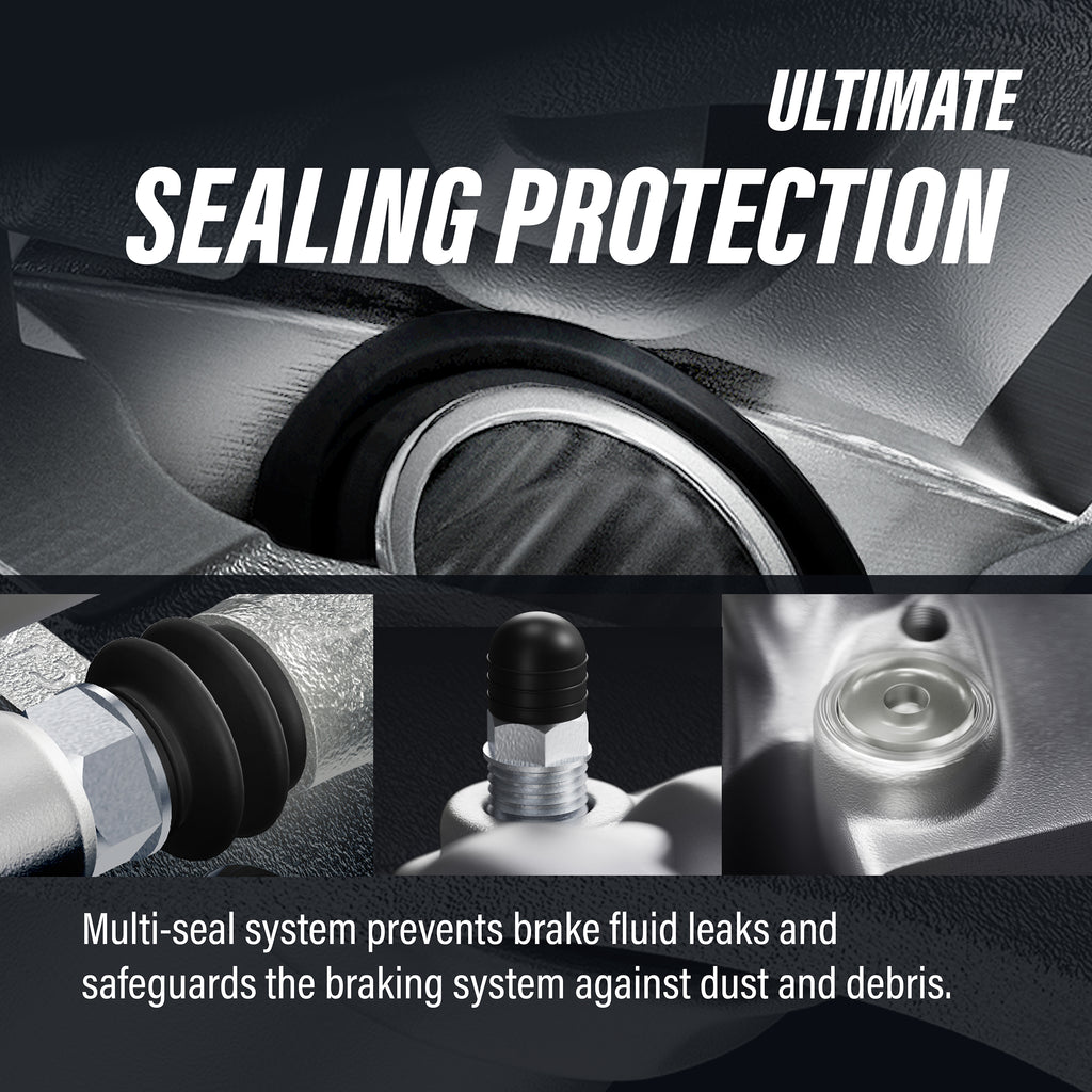 Front Rear Disc Brake Caliper Kit For 2011-2012 Hyundai Elantra Sedan with 1.8L