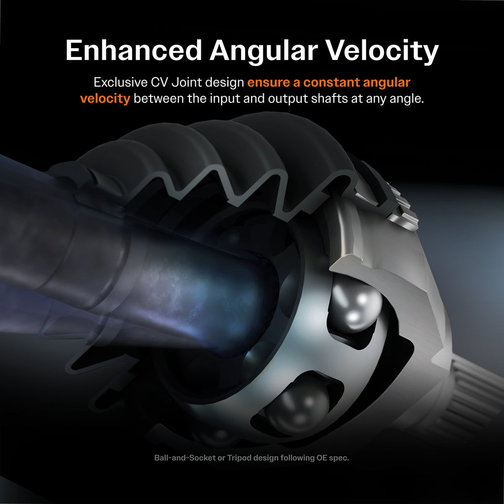 Front CV Axle Shaft Kit For Hyundai Santa Fe Sport Kia Sorento AWD with 2.4L
