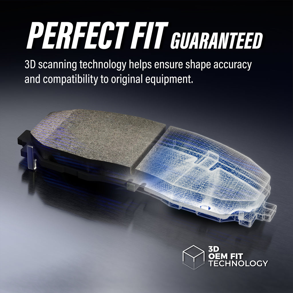 Front Brake Rotor Ceramic Pad Kit For 03-14 Volvo XC90 With 316mm Diameter