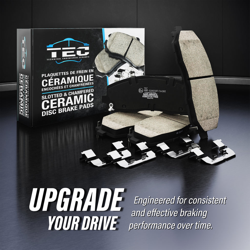 Front Brake Rotors & Ceramic Pad Kit For Ford Escape Volvo C-Max S40 C70 C30 V50