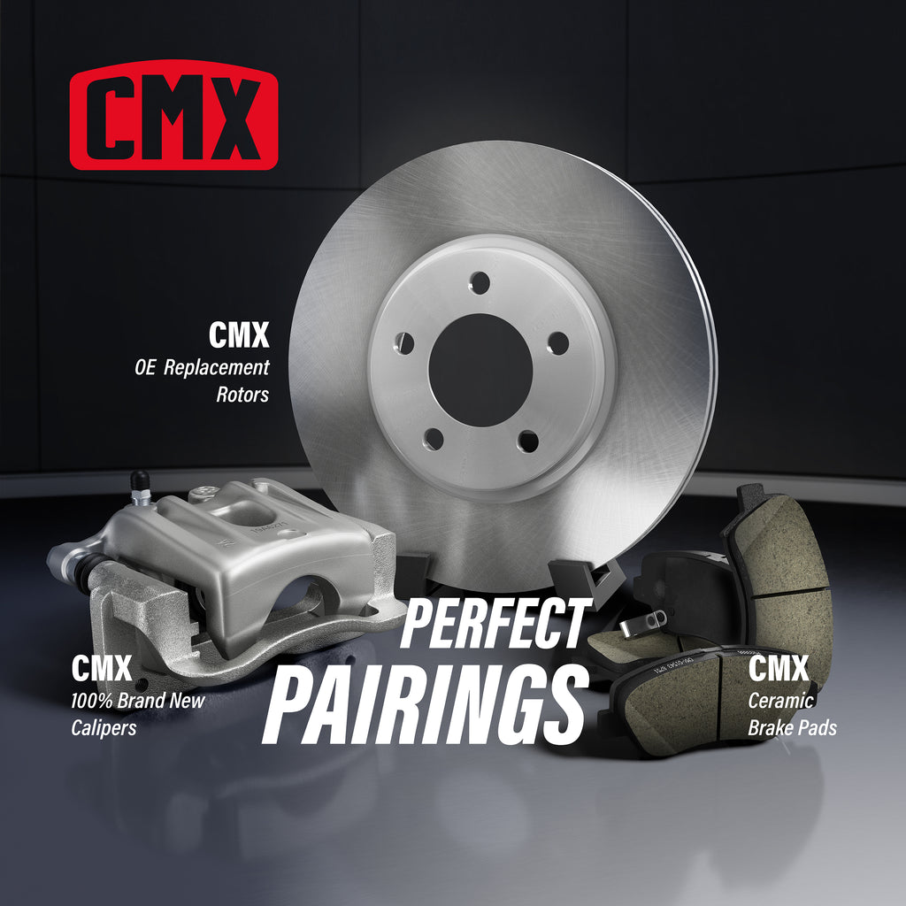 Front Brake Caliper Rotor And Ceramic Pad Kit For Chevrolet Astro GMC Safari AWD