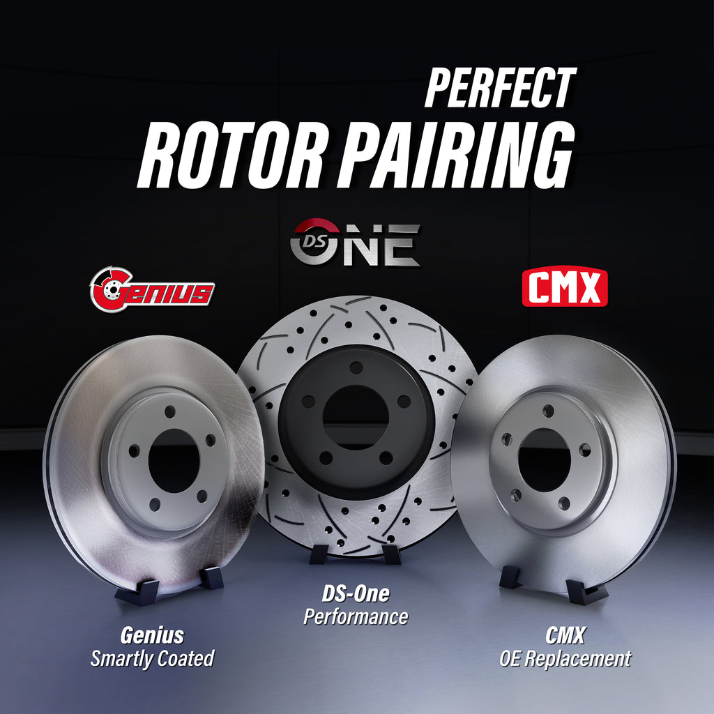 Rear Brake Rotors Ceramic Pad Kit For Chevrolet Malibu With Manual Parking