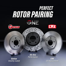 Load image into Gallery viewer, Rear Brake Rotors Ceramic Pad Kit For Chevrolet Malibu With Manual Parking