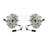 Front Wheel Bearing Hub Assembly Pair For Chevrolet Silverado 3500 HD GMC Sierra