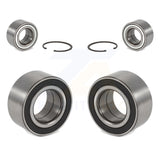 Front Rear Wheel Bearing Kit For 1990-1993 Mercedes-Benz 300E 300TE