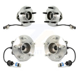 Front Rear Wheel Bearing & Hub Assembly Kit For Saturn Vue Chevrolet Equinox