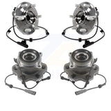 Front Rear Wheel Bearing & Hub Assembly Kit For INFINITI Nissan Armada QX80 QX56