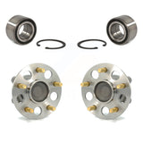 Front Rear Wheel Bearing And Hub Assembly Kit For Honda Civic