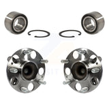 Front Rear Wheel Bearing And Hub Assembly Kit For Honda Civic