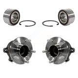 Front Rear Wheel Bearing And Hub Assembly Kit For Ford Escape Lincoln MKC C-Max