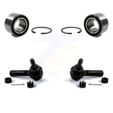 Front Wheel Bearing And Tie Rod End Kit For 2005-2006 Nissan X-Trail