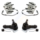 Front Wheel Bearing And Tie Rod End Kit For Ford F-150 4WD