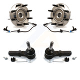 Front Wheel Bearing & Tie Rod End Kit For Chevrolet Silverado 2500 HD GMC Sierra