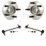 Front Hub Bearing Assembly And Link Kit For Ford Mustang