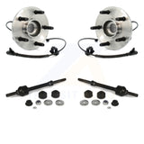 Front Hub Bearing Assembly And Link Kit For Dakota Dodge Mitsubishi Raider Ram