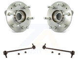 Front Hub Bearing Assembly And Link Kit For Chevrolet Traverse GMC Acadia Buick