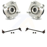 Front Hub Bearing Assembly And Link Kit For 2007-2012 Nissan Sentra 2.0L